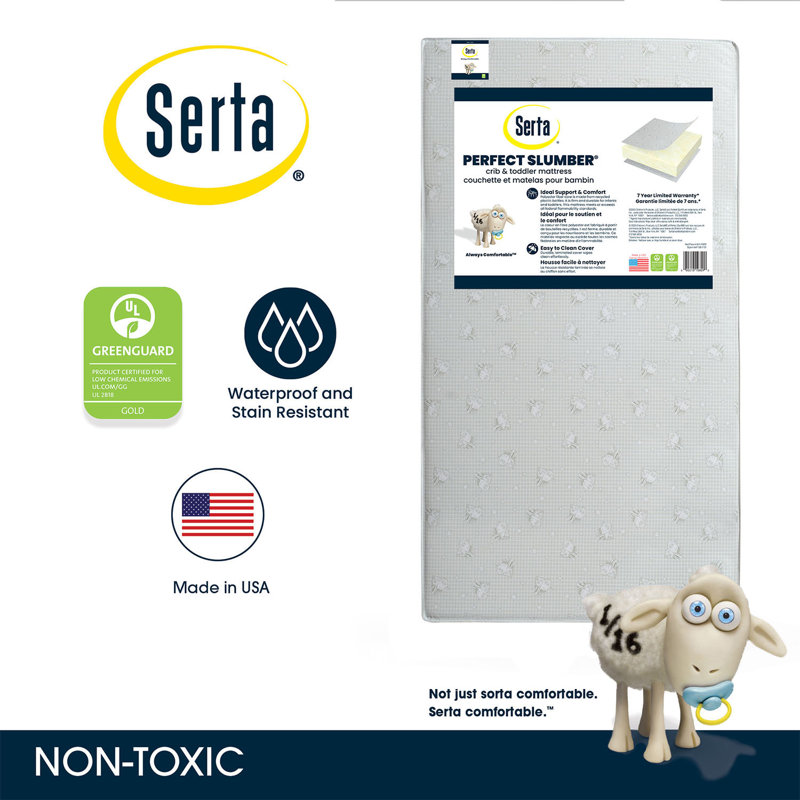 Serta perfect slumber crib mattress on sale